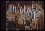 Chorus members during a Metropolitan Opera tour of Lucia di Lammermoor