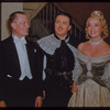 Conductor Pietro Cimara, Ferruccio Tagliavini, and Lily Pons during a Metropolitan Opera tour of Lucia di Lammermoor in Cleveland