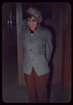Chorus soprano Helen Frazier in costume for Louise at the Metropolitan Opera