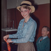 Unidentified performer in costume for Louise at the Metropolitan Opera