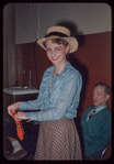 Unidentified performer in costume for Louise at the Metropolitan Opera