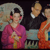 Chorus members in costume for Madama Butterfly at the Metropolitan Opera
