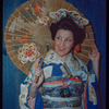 Licia Albanese in costume for Madama Butterfly at the Metropolitan Opera