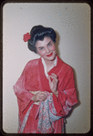 Margaret Roggero during a Metropolitan Opera tour of Madama Butterfly