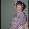 Unidentified performer during a Metropolitan Opera tour of Madama Butterfly