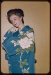 Dancer Margaret Black during a Metropolitan Opera tour of Madama Butterfly