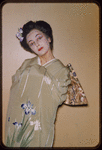Dancer Edith Jerell during a Metropolitan Opera tour of Madama Butterfly
