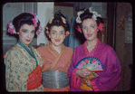 Chorus members during a Metropolitan Opera tour of Madama Butterfly