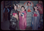 Chorus members during a Metropolitan Opera tour of Madama Butterfly