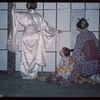 Dorothy Kirsten, a child performer, and Lucielle Browning during a Metropolitan Opera tour of Madama Butterfly