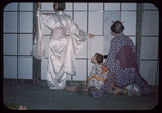 Dorothy Kirsten, a child performer, and Lucielle Browning during a Metropolitan Opera tour of Madama Butterfly