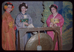 Chorus members during a Metropolitan Opera tour of Madama Butterfly