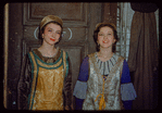 Dancers Sylvia Dick and Leila Kantro during a Metropolitan Opera tour of Simon Boccanegra