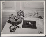 Toys made from scrap materials, probably on a Farm Security Administration project.