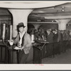 Strikers in the cafeteria in the Fisher body plant number three. Flint, Michigan.