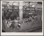 Sitdown strikers in the Fisher body plant factory number three. Flint, Michigan.