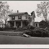 New England hurricane. House in Amherst, Massachusetts.