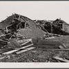 New England hurricane. Tobacco barn near Amherst, Massachusetts.