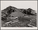 New England hurricane. Tobacco barn near Amherst, Massachusetts.