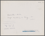 Boys smoking log. Reedsville, West Virginia.