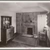 Living room in model house. Reedsville, West Virginia.