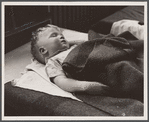 Sleeping boy at nursery school. Reedsville, West Virginia.