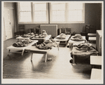 Nursery school children sleeping. Reedsville, West Virginia.