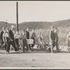 Funeral procession of first death on project. Boy five years old. Red House Farms, West Virginia.