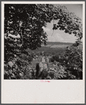 View on top of hill near Watkins Glen, New York.