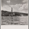 Salt plant on Seneca Lake. Watkins Glen, New York.