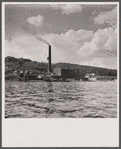 Salt plant on Seneca Lake. Watkins Glen, New York.