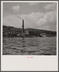 Salt plant on Seneca Lake. Watkins Glen, New York.