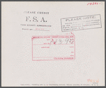 Farm Security Administration trailers. Washington, D.C.