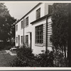 Complete cinder block house at Greenbelt, Maryland.