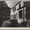 Complete cinder block house at Greenbelt, Maryland.