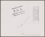 FSA (Farm Security Administration) trailer, Washington, D.C.