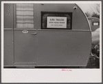 Washington, D.C. A demonstration of FSA (Farm Security Administration) trailers.