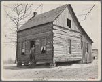 One-room house on Coalins Forest and Game Reservation between Tennessee and Cumberland Rivers in Kentucky.
