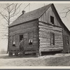 One-room house on Coalins Forest and Game Reservation between Tennessee and Cumberland Rivers in Kentucky.