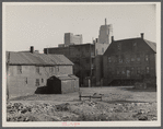 Rear of house in 700 block on Kilbourn Avenue. Milwaukee, Wisconsin.