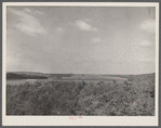 Lake of Ozarks from bluff above Highway 54 looking west. Missouri.