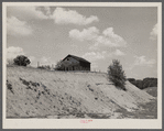 Erosion and an abandoned farm near Roanoke, Indiana.