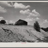 Erosion and an abandoned farm near Roanoke, Indiana.