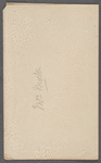 "Through many a weary day gone by." Holograph poem. Incomplete. Consists of 7 stanzas, the penultimate having been cut off p. 3.
