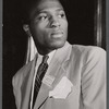 Washington, D.C. International student assembly. Charles Campbell, a student at Howard University, secretary of the officiating committee.