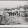 Teheran, Iran. Polish refugee colony operated by the Red Cross has a colorful setting in the outskirts of the city.