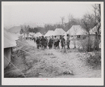 Teheran, Iran. Polish refugee colony operated by the Red Cross has a colorful setting in the outskirts of the city.