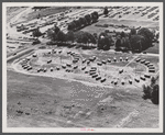 Dormitory and utility trailers for workers at the Atlas Powder Company near Ravenna, Ohio.