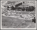 Dormitory and utility trailers for workers at the Atlas Powder Company near Ravenna, Ohio.