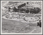 Dormitory and utility trailers for workers at the Atlas Powder Company near Ravenna, Ohio.